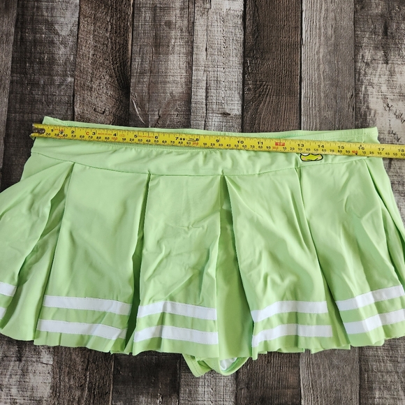 Keroppi Sanrio Pleated Swim Varsity Stripe Skirted Swim Bottoms Hot Topic NEW - Picture 10 of 11